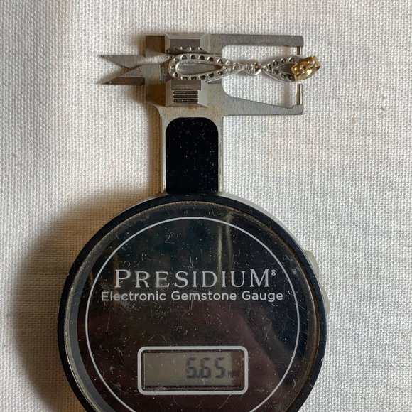 Sterling Silver 925 Cubic Zirconia Dangle Earrings, Post Backs, 1.5" Long - Picture 10 of 12